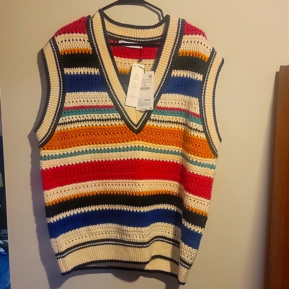 Zara knit vest